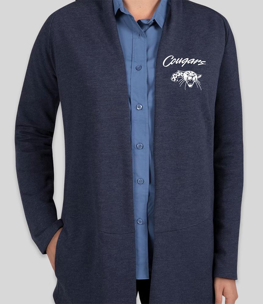 Ladies blue cardigan