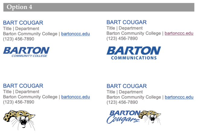 Email signature option 4