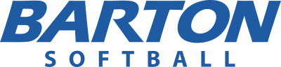 Softball wordmark blue