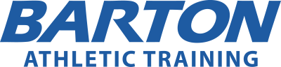 Athletic training wordmark blue