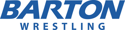 Wrestling wordmark blue