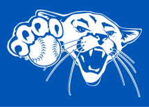 Emblem white on cougar background